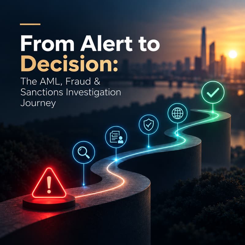 Cover Image for From Alert to Decision: The AML, Fraud & Sanctions Investigation Journey