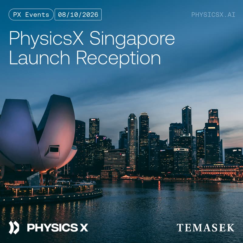 Cover Image for PhysicsX Singapore Launch Reception