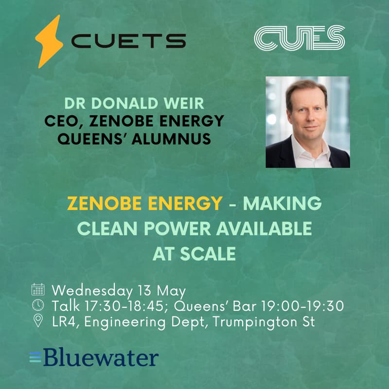 Cover Image for CUETS with Zenobe Energy