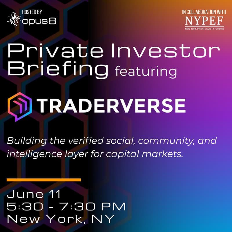 Cover Image for Traderverse Private Investor Briefing - NYC
