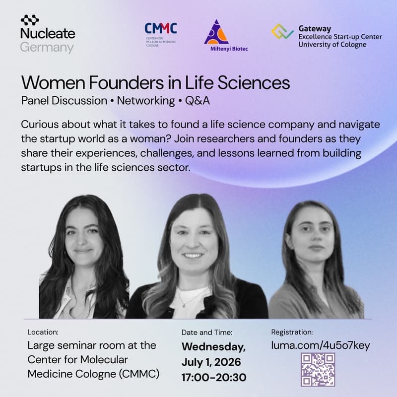 Cover Image for Women Founders in Life Sciences — Nucleate Event