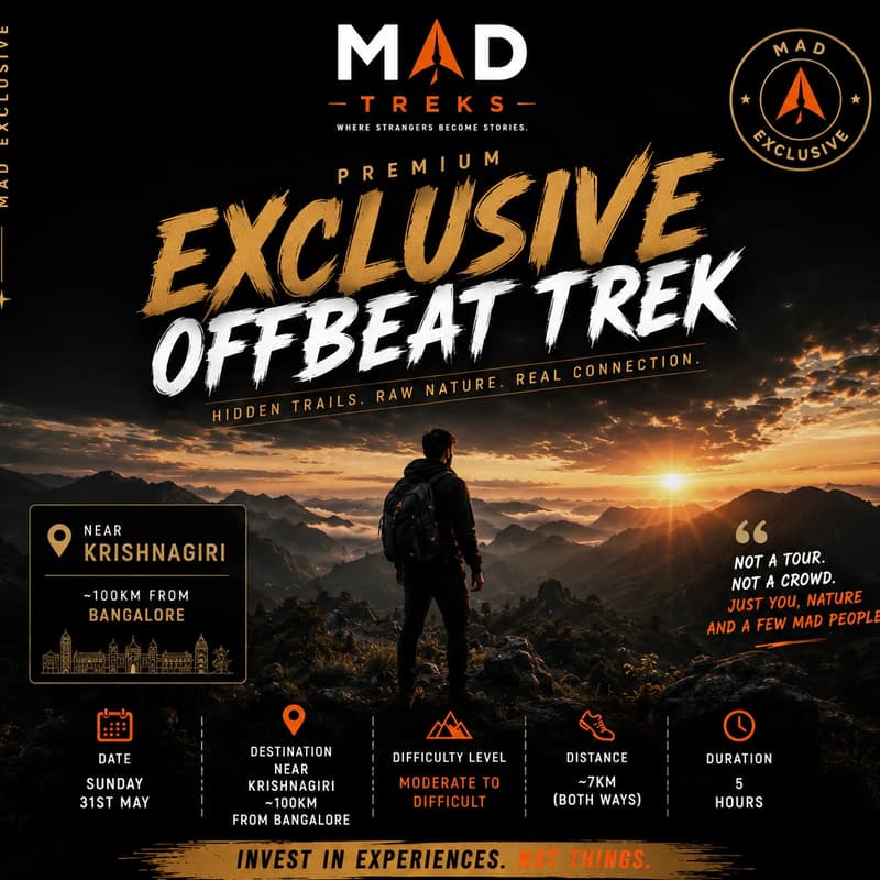 Cover Image for MADtrek Exclusives | Sunday 31st May🏔️