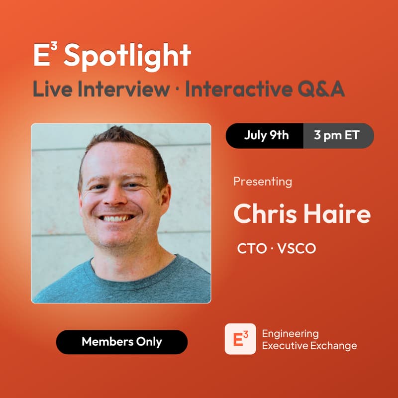 Cover Image for E³ Spotlight with Chris Haire