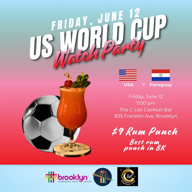 Cover Image for USA v. Paraguay | LGBTQ+ World Cup Watch Party Series