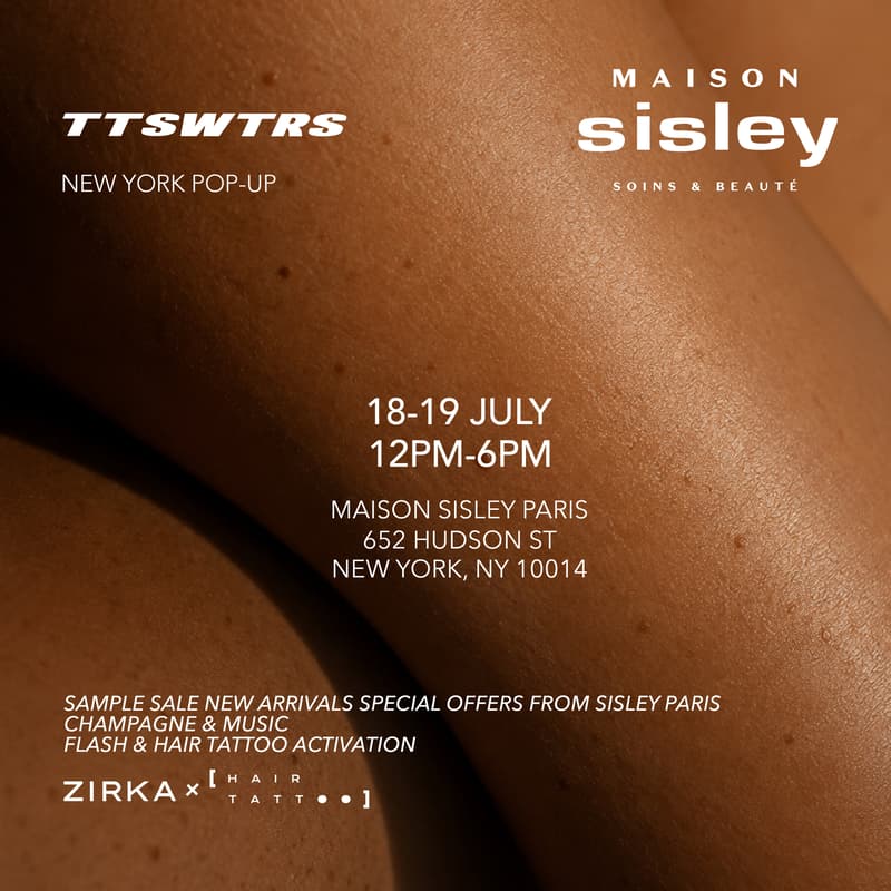 Cover Image for TTSWTRS POP UP at Maison Sisley