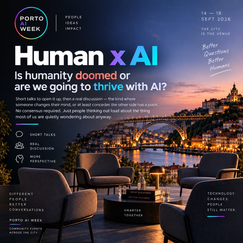 Cover Image for Human x AI - Is humanity doomed or are we going to thrive with AI?