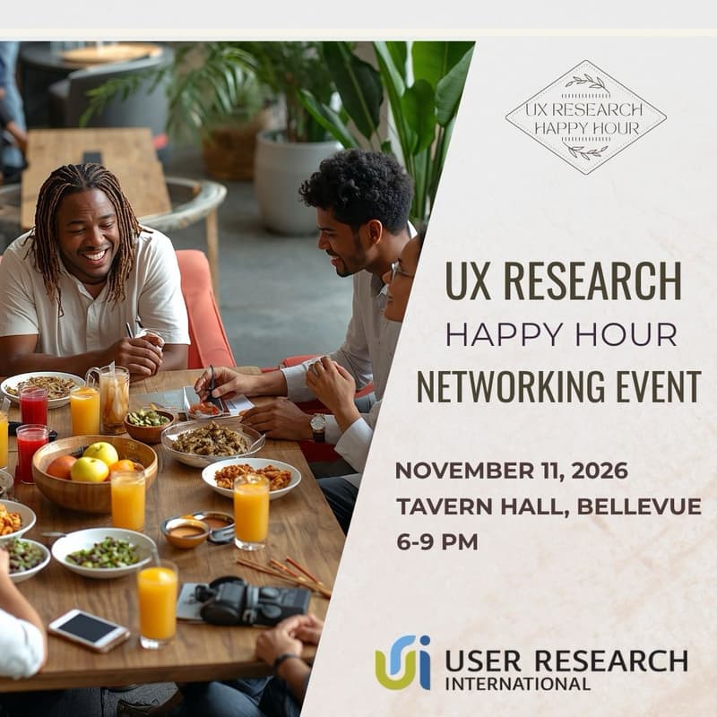 Cover Image for UX Research Happy Hour: Eastside Edition