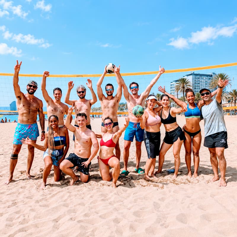 Cover Image for Beach Volley ✦ Net’s Up, Come Play 🏐 Free Play With BCN Globals & Locals