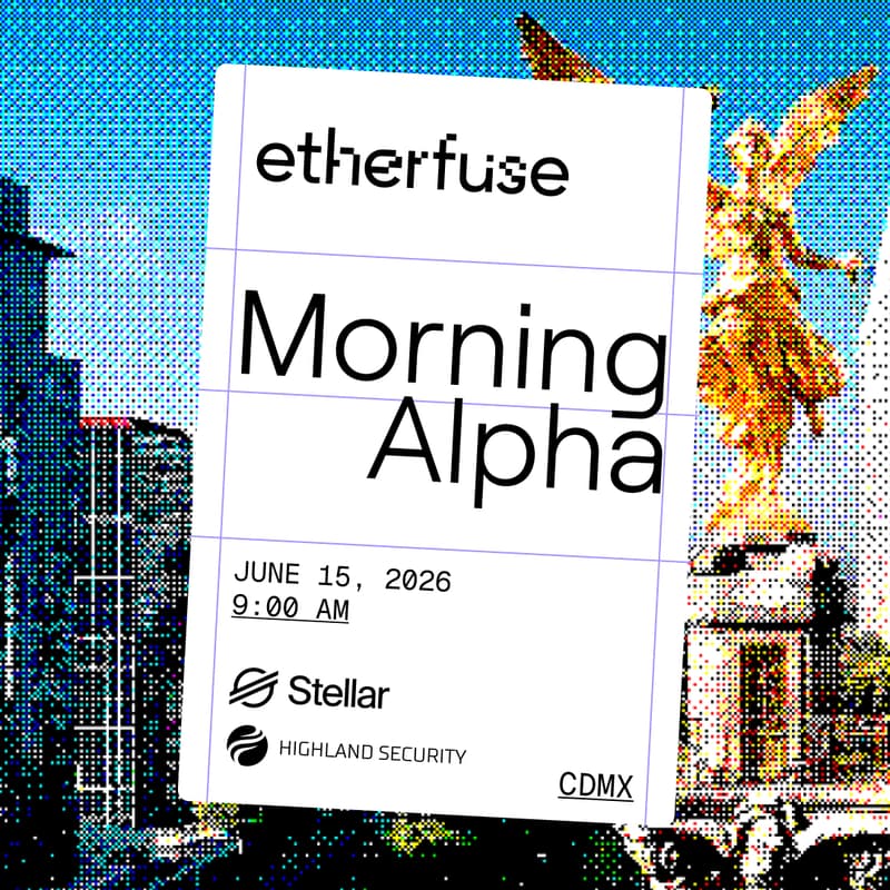 Cover Image for Morning Alpha w/ Etherfuse + Stellar + Highland Security