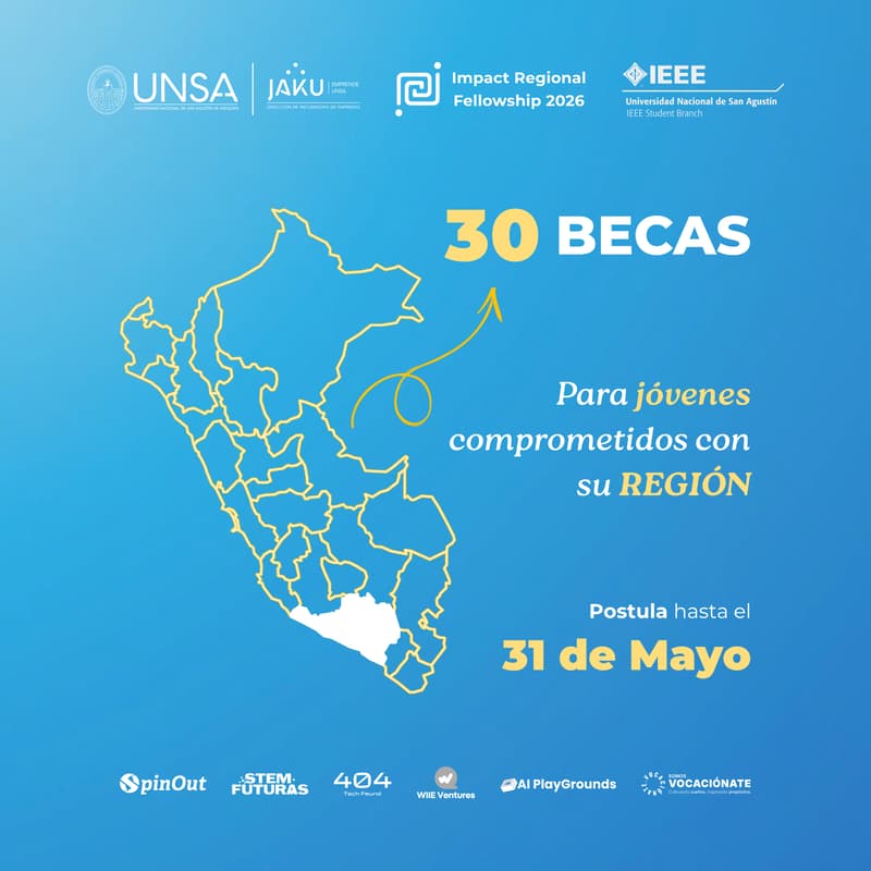 Cover Image for EMPIEZA HOY 🌀 SÚMATE AL IMPACT REGIONAL FELLOWSHIP 2026 🚀 AREQUIPA