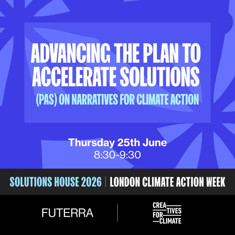 Cover Image for Advancing the Plan to Accelerate Solutions (PAS) on Narratives for Climate Action
