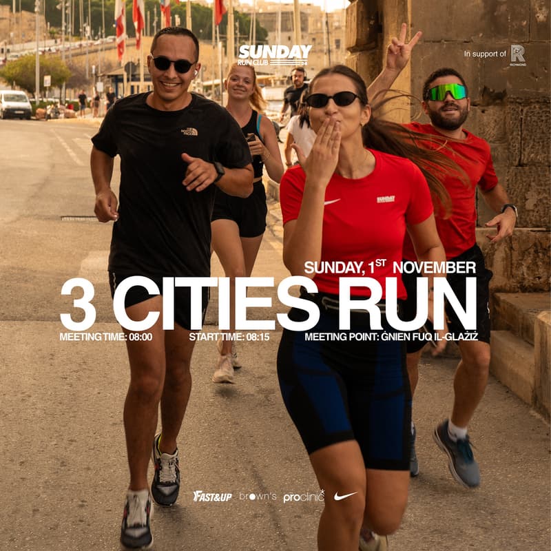 Cover Image for 3 Cities Historical 6km Run