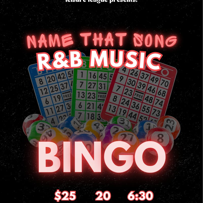 Cover Image for R&B Bingo!✨🎶