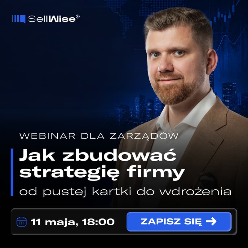 Cover Image for [WEBINAR] Jak zbudować strategię firmy - od pustej kartki do wdrożenia