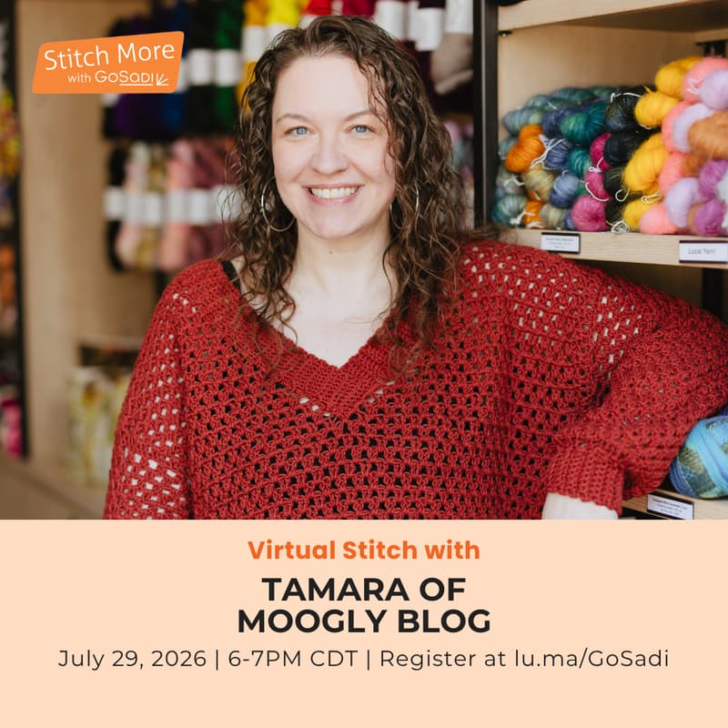 Cover Image for Stitch With Us! — A StitchMore Virtual Stitch Circle with Tamara of Mooglyblog
