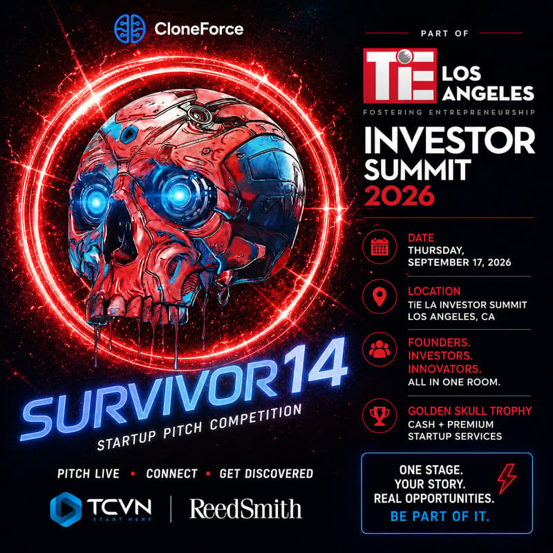 Cover Image for Survivor™ 14: Live Startup Pitch Competition | TiE LA Investor Summit 2026