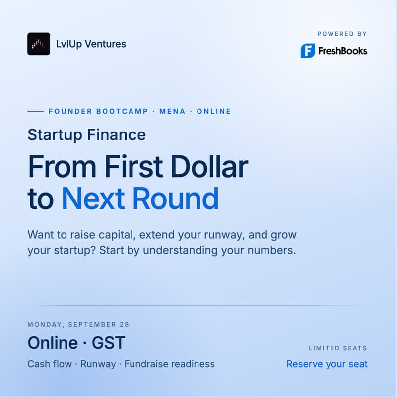 Cover Image for Startup Finance: From First Dollar to Next Round