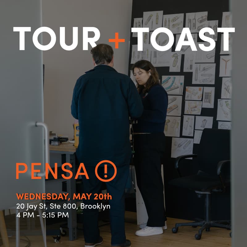 Cover Image for Tour + Toast at Pensa - Dumbo Design Day