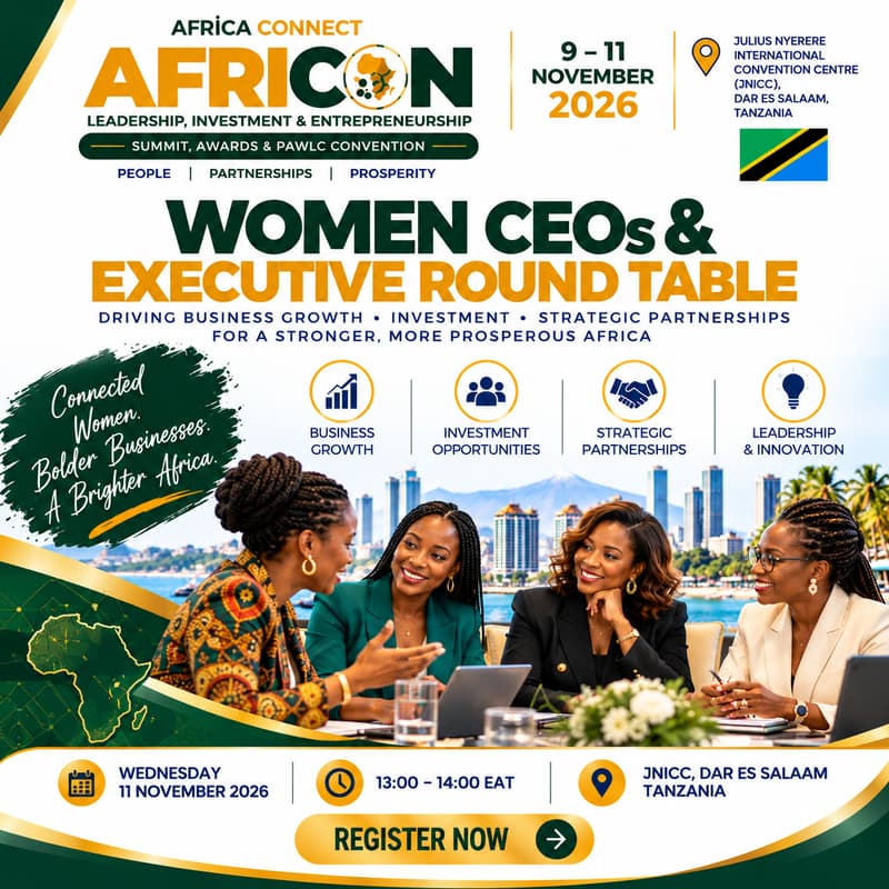 Cover Image for AFRICON Women CEOs & Executive Round Table | Business Growth, Investment & Strategic Partnerships