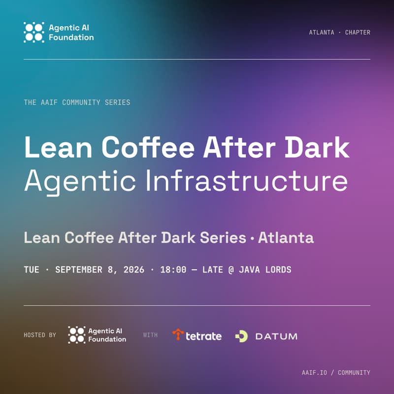 Cover Image for Lean Coffee After Dark: Agentic Infrastructure