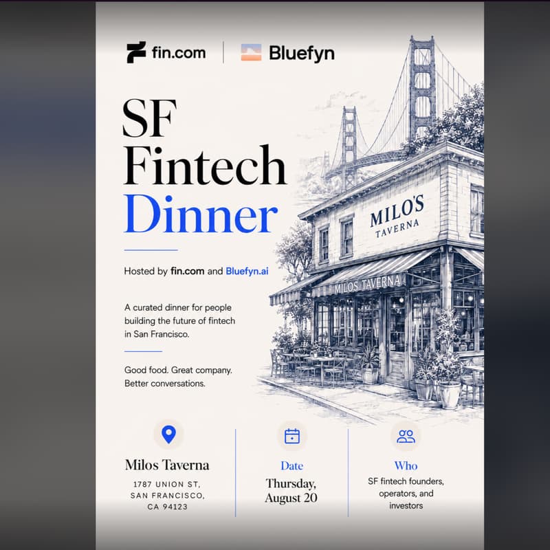 Cover Image for SF Executive Fintech Dinner