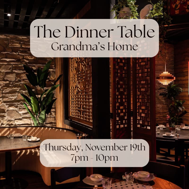 Cover Image for The Dinner Table at Grandma's Home (Flatiron)