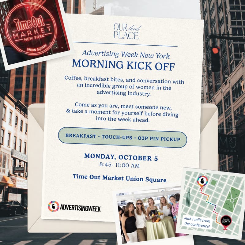 Cover Image for Advertising Week New York with Time Out & O3P