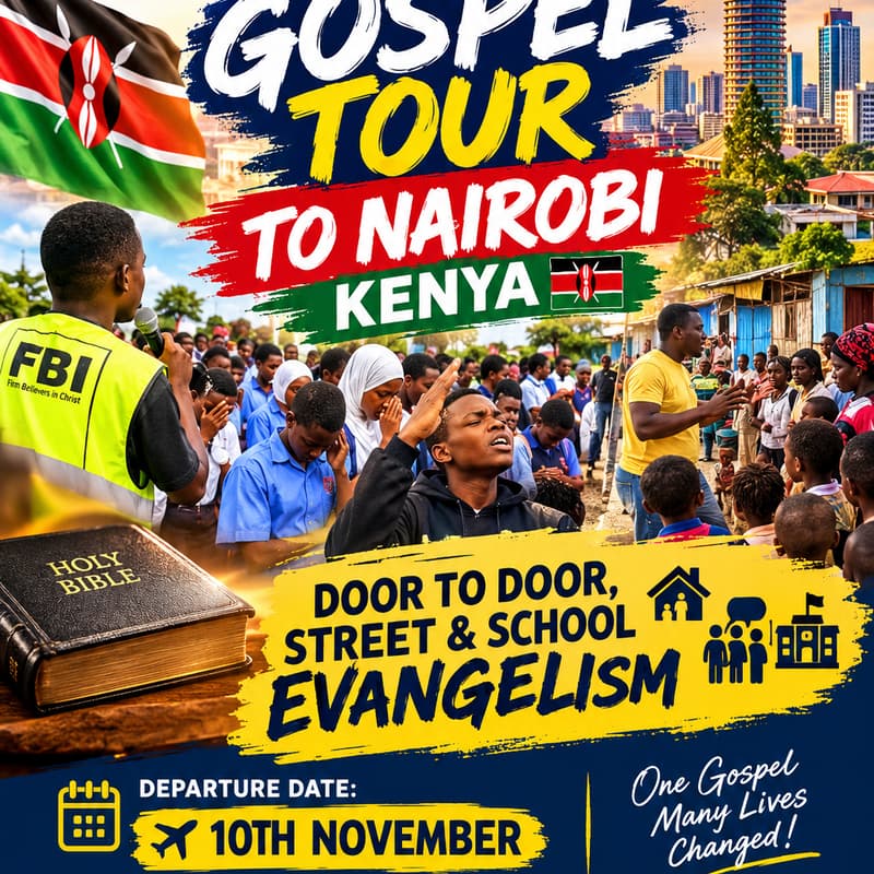 Cover Image for 🇺🇬🔥 THE FBI KENYA EVANGELISM TOUR 🇰🇪
