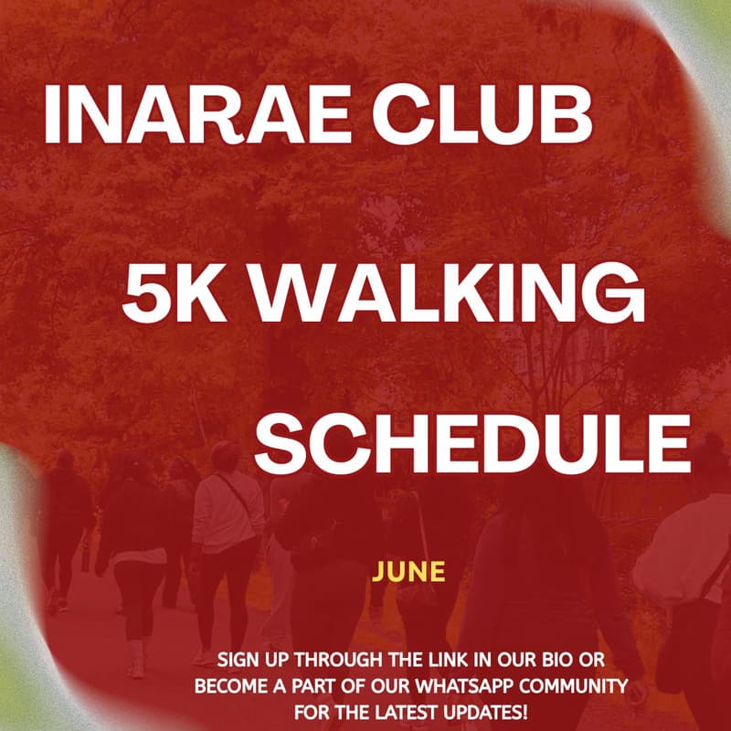 Cover Image for INARAE CLUB 5K Walk 14th June