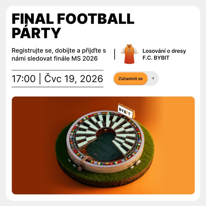 Cover Image for Bybit EU: FINAL FOOTBALL PARTY: FIFA 2026 Final | Public Viewing + Giveaway
