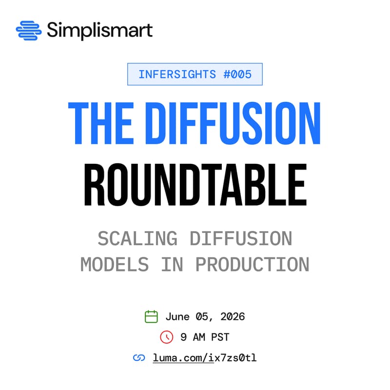 Cover Image for Webinar: Scaling Diffusion Models in Production