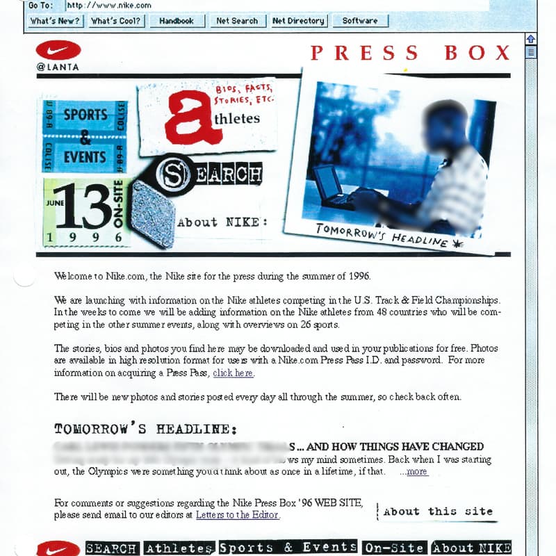 Cover Image for Making the first Nike.com (30th Anniversary)