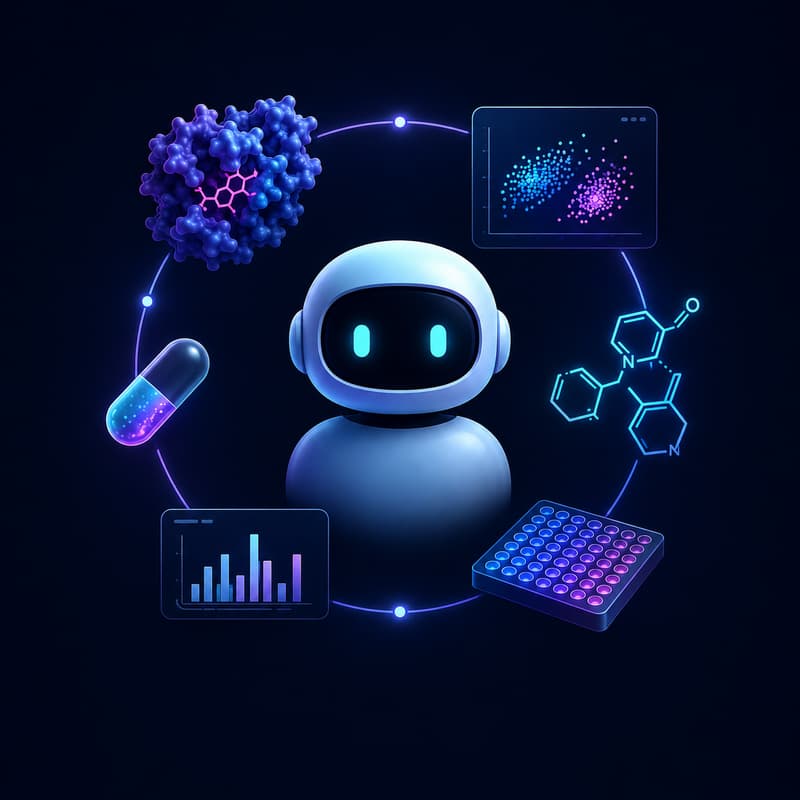 Cover Image for AI Agents for Drug Discovery: A Workshop