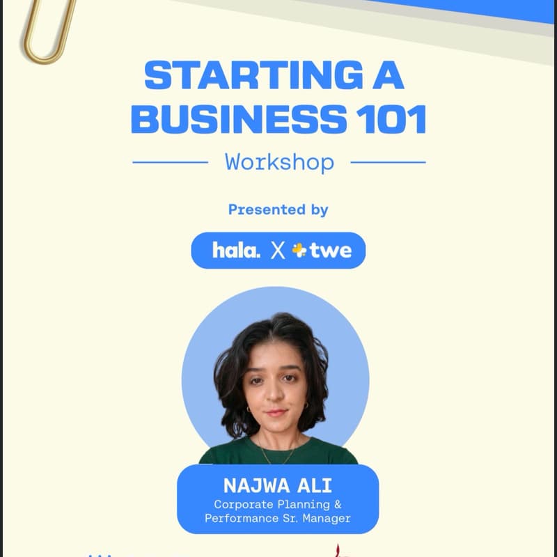 Cover Image for Hala Workshop: Starting a Business 101
