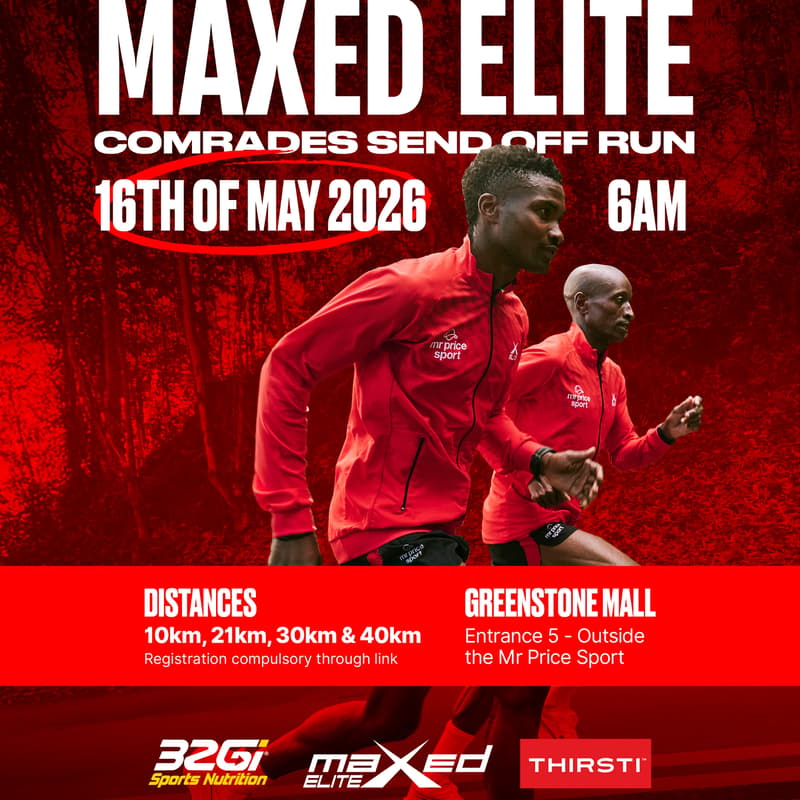 Cover Image for Maxed Elite Comrades Send Off