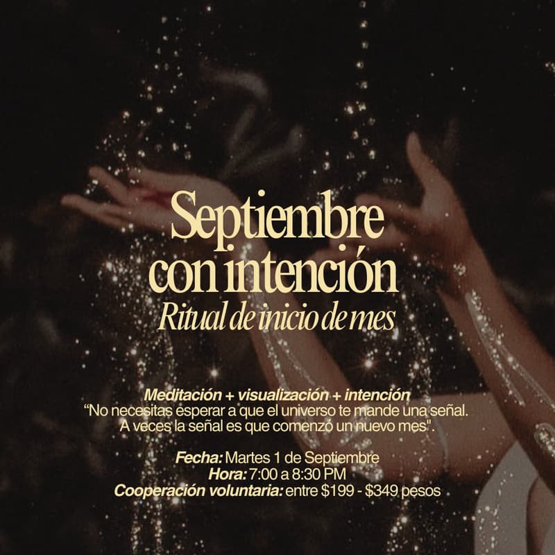 Cover Image for Septiembre con intención ✨ Ritual de inicio de mes