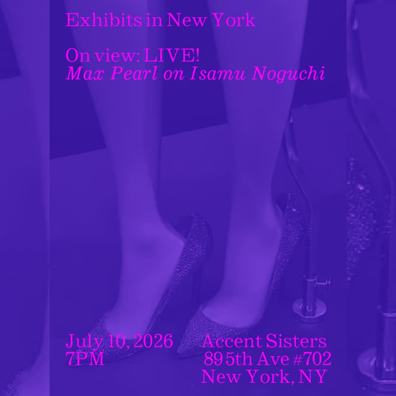 Cover Image for On view: LIVE (feat. Max Pearl on Isamu Noguchi)