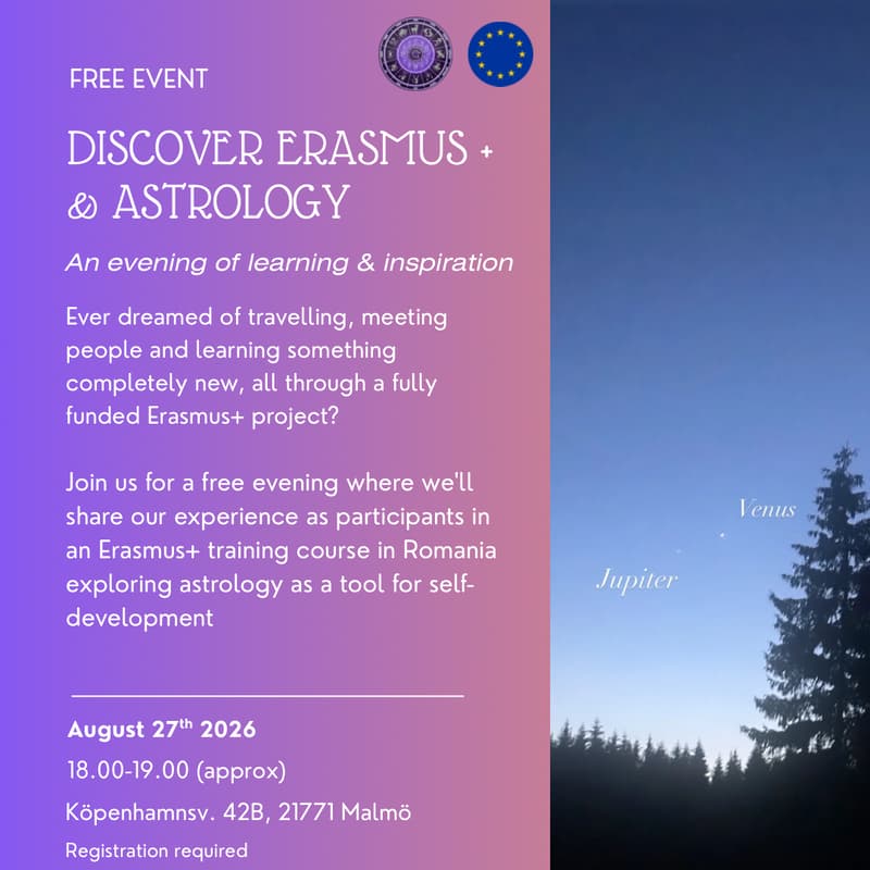 Cover Image for Discover Erasmus + & Astrology