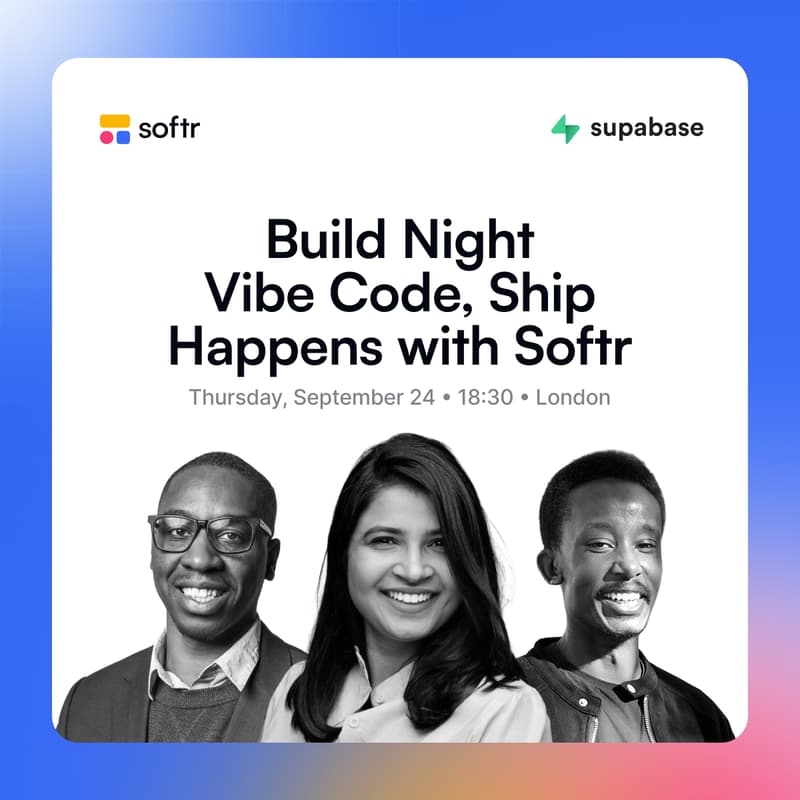 Cover Image for Build Night: Vibe Code, Ship Happens with Softr