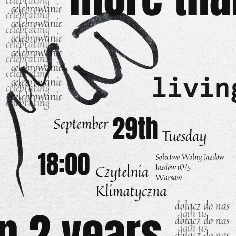 Cover Image for workshop + gathering / warsztat + spotkanie (29.09)