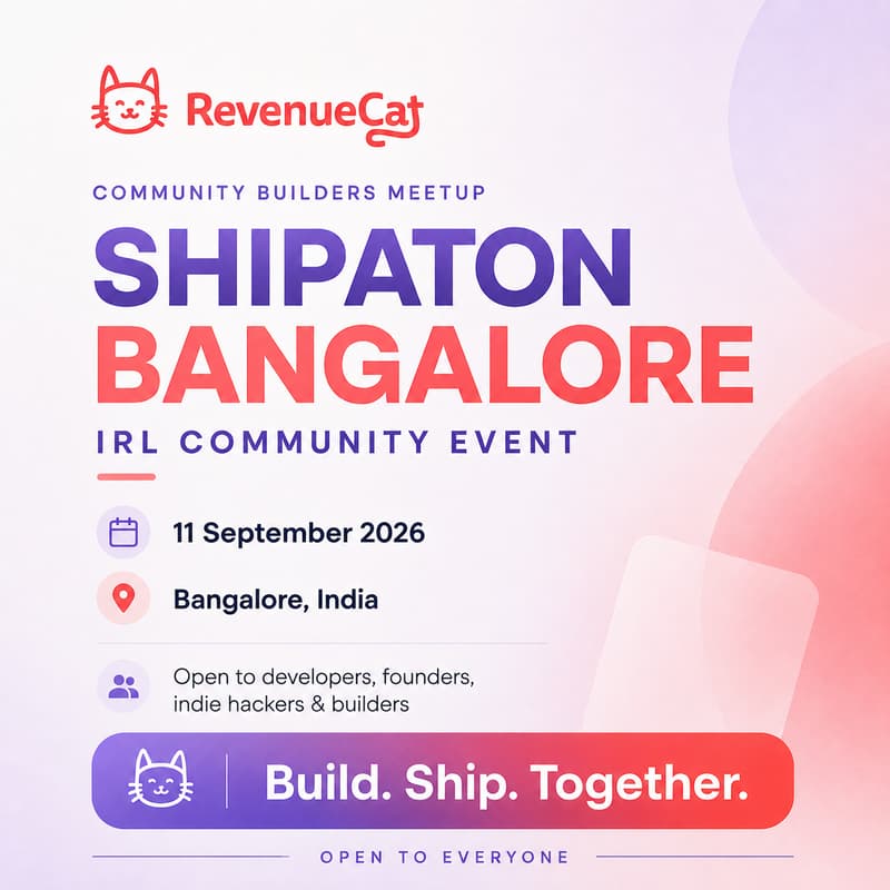 Cover Image for Shipaton: Bangalore Builders Meetup