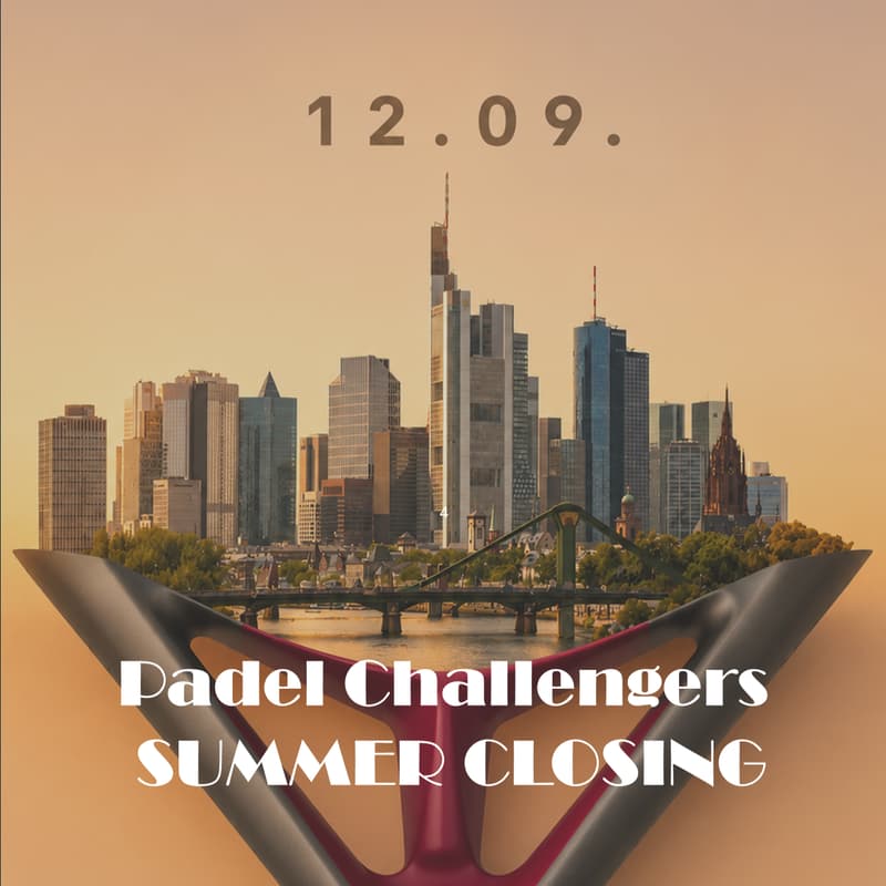 Cover Image for 🎾 PRE - Padel Challengers SUMMER CLOSING
