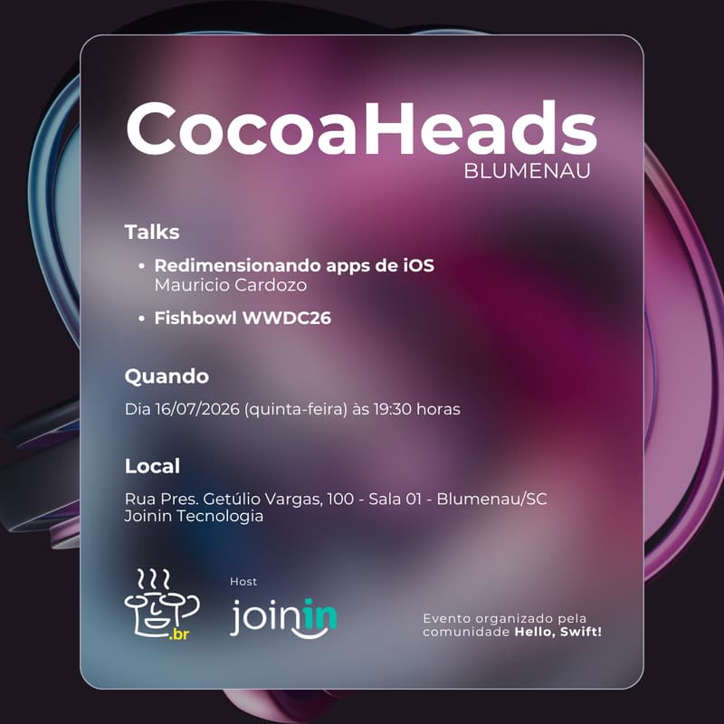 Cover Image for CocoaHeads Blumenau