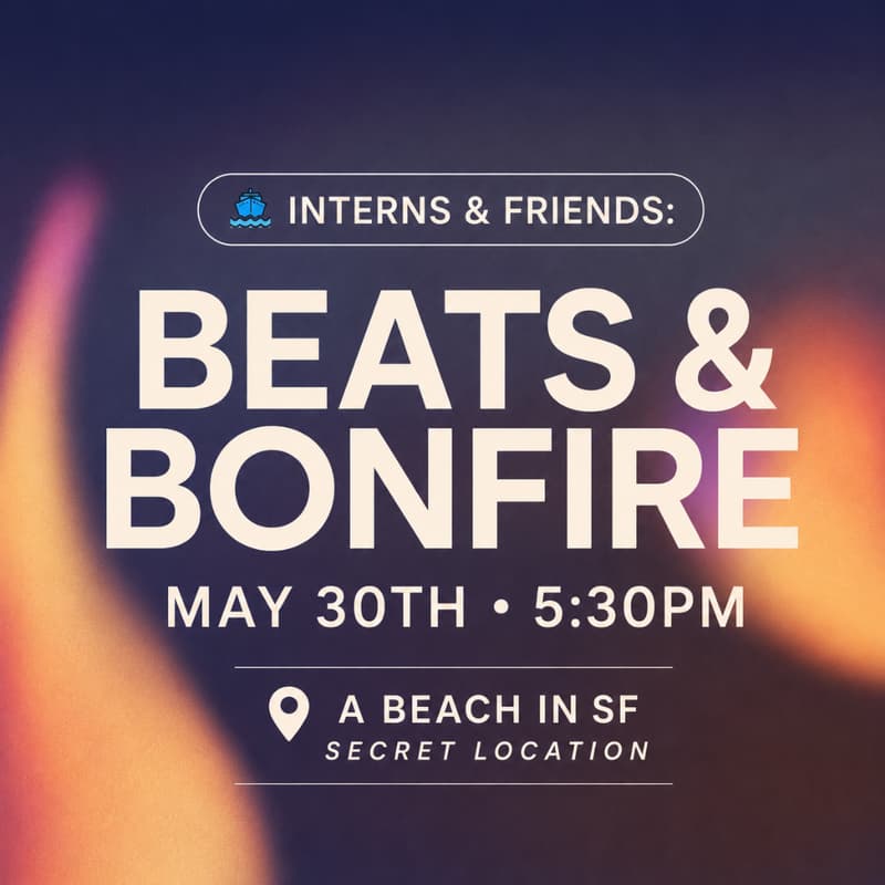 Cover Image for Interns & Friends: Beats & Bonfire