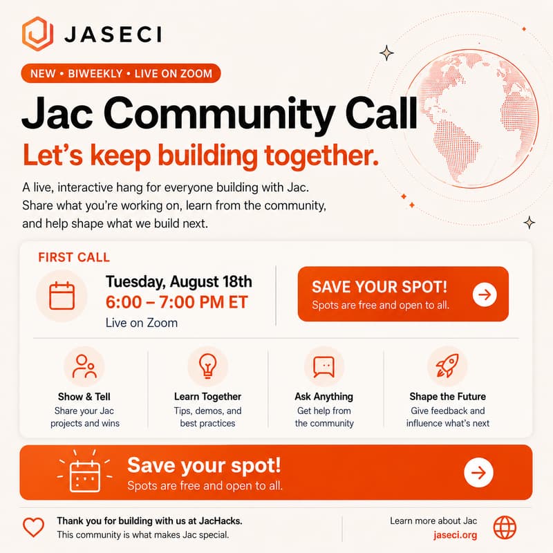Cover Image for Jac Community Call #1