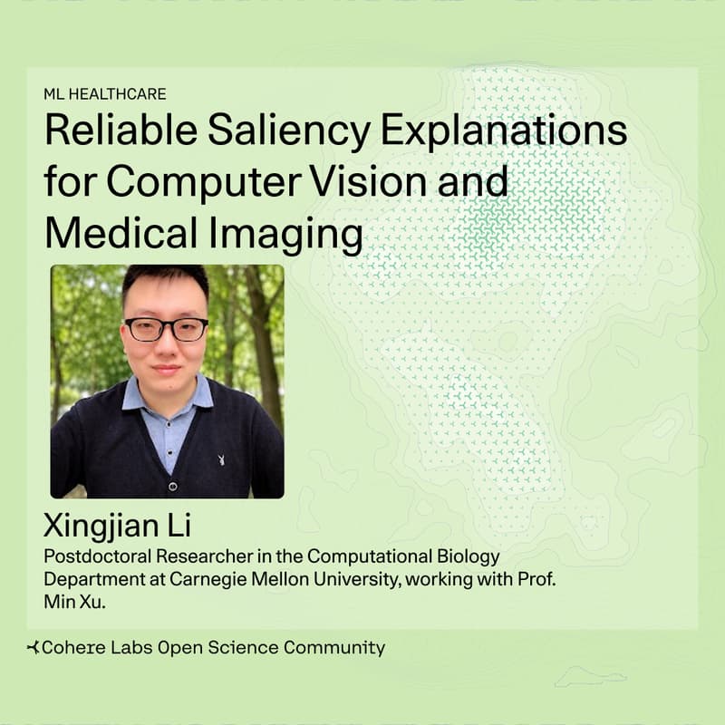 Cover Image for Reliable Saliency Explanations for Computer Vision and Medical Imaging -- Xingjian Li