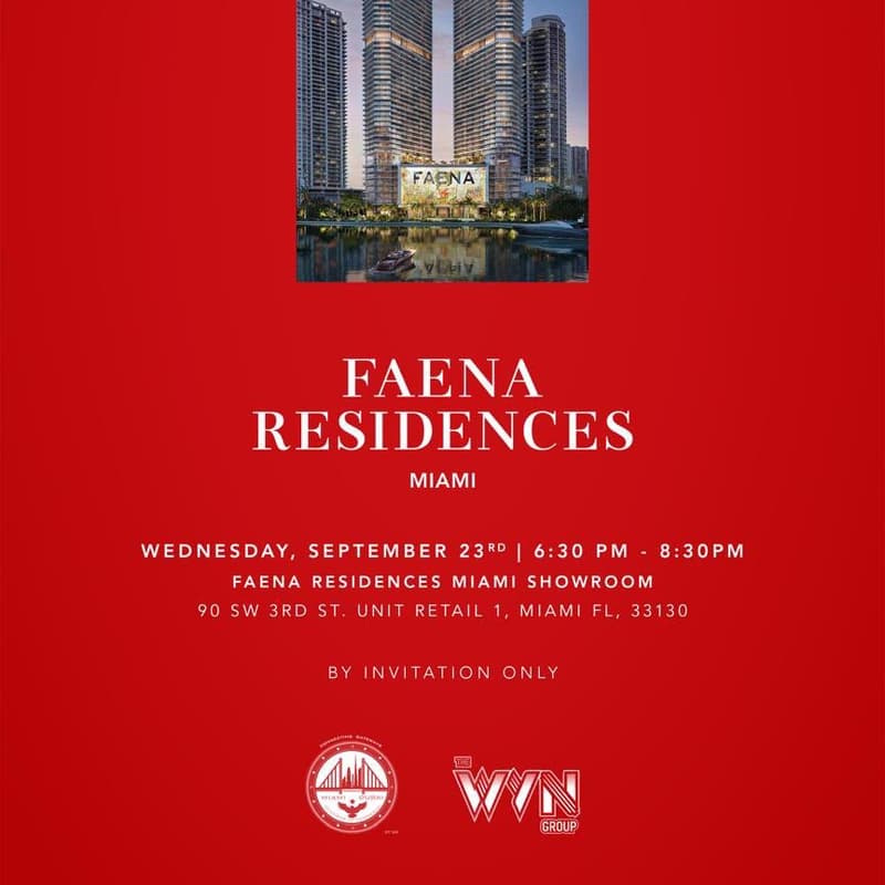 Cover Image for An Evening at Faena Residences