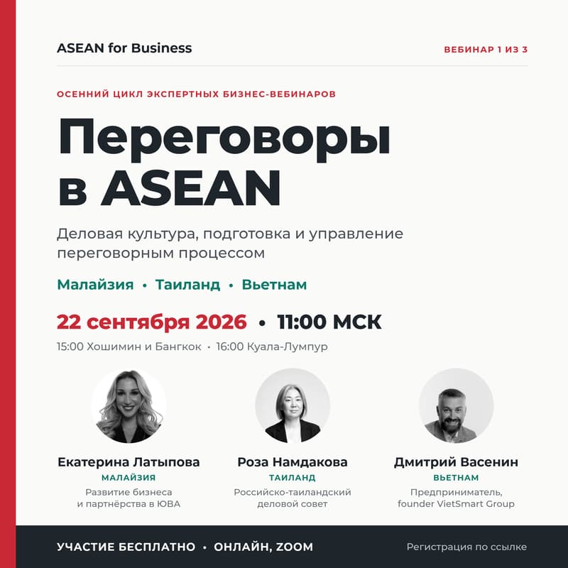 Cover Image for Переговоры в ASEAN: деловая культура, подготовка и управление процессом