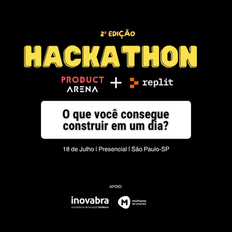 Cover Image for Hackathon da Arena + Replit (2ª edição)