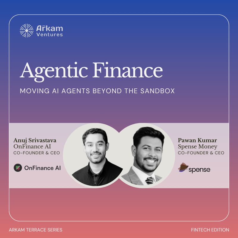 Cover Image for Agentic Finance | For founders & builders | Arkam Ventures